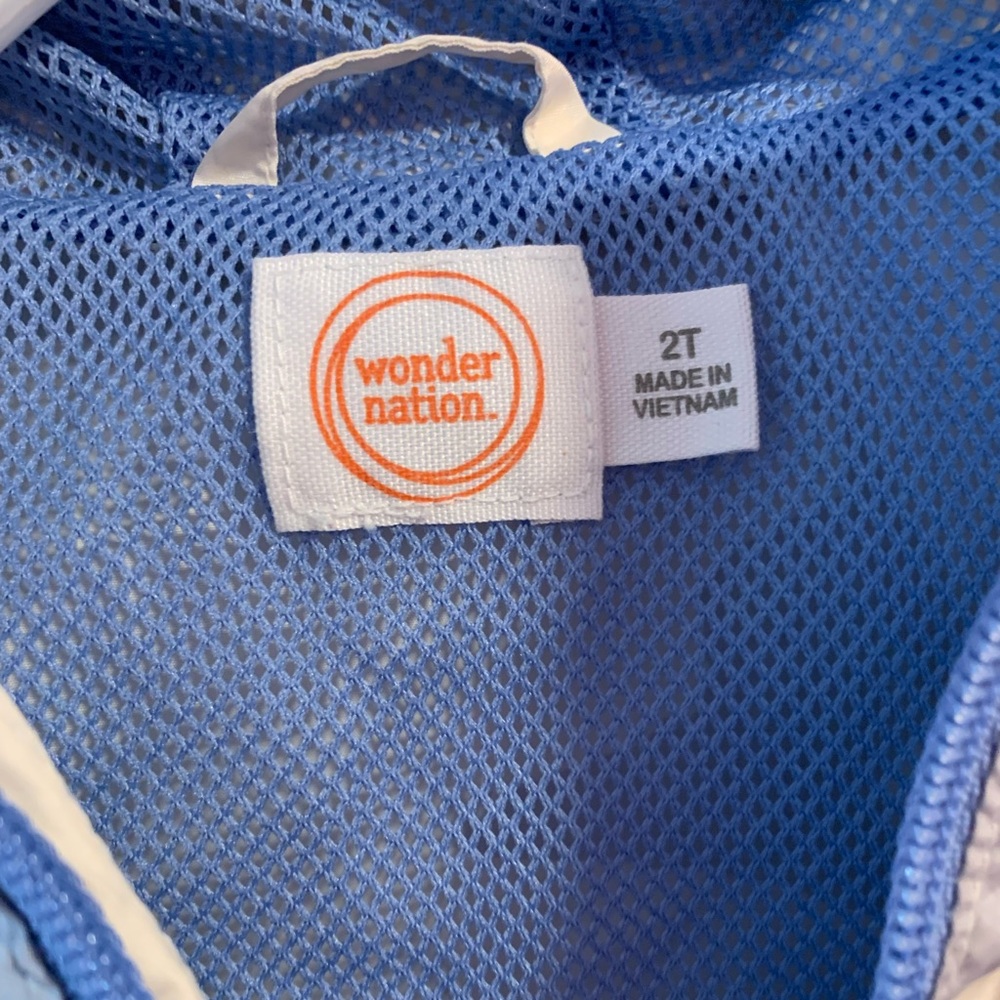 Wonder Nation Blue Mesh Jacket - Picture 3 of 4